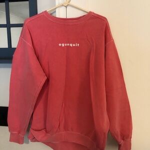 Ogunquit Red Crewneck